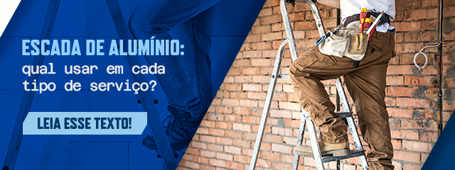 Escada de alumínio