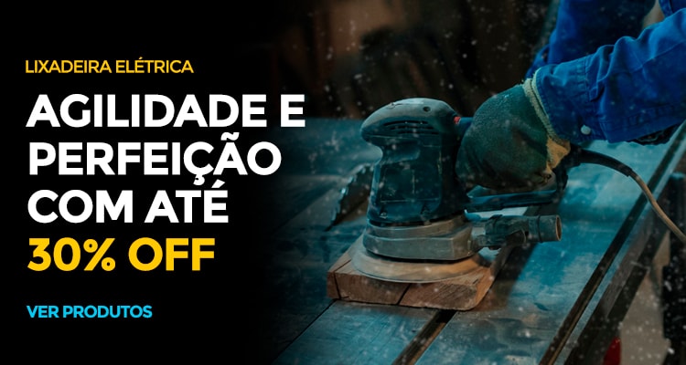 Lixadeira Elétrica com até 30% OFF