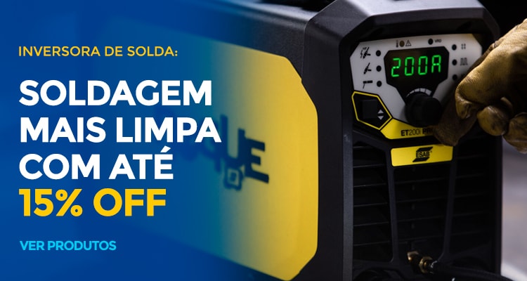 Inversora de Solda com até 15% OFF