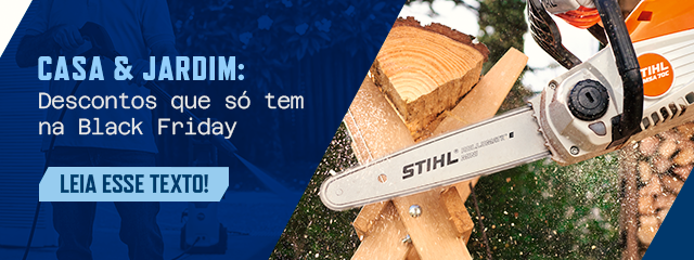 Black Friday Casa e Jardim: descontos em lavadoras, roçadeiras e mais