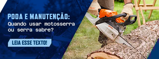 Motosserra ou serra sabre