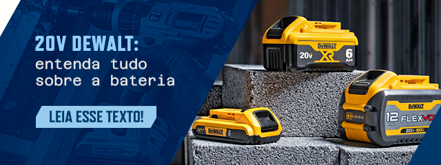 Bateria 20V Dewalt: compatibilidade, tempo de carga e aplicações