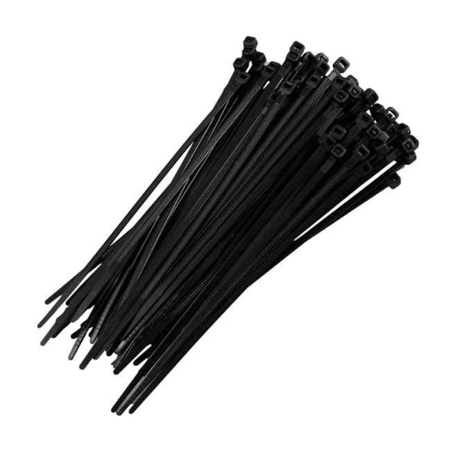 Abraçadeira Nylon 2,5 x 200mm Preta com 100 Peças 401056 DUTOPLAST-251deef9-4a48-4795-a82b-d8a1ff6bcdc4