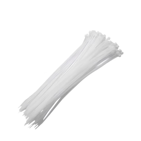 Abraçadeira Nylon 2.50 x 140mm Natural com 100 Peças ABRACADUTO DUTOPLAST-a8672507-0b63-4d11-b580-21f3b30903ee