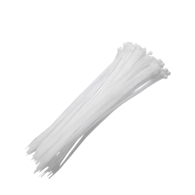 Abraçadeira Nylon 2.50 x 140mm Natural com 100 Peças ABRACADUTO DUTOPLAST-62f2f68f-c1f9-47c1-8f39-3a97c1b3a01d