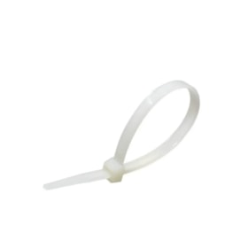 Abraçadeira Nylon 2.50 x 140mm Natural com 100 Peças ABRACADUTO DUTOPLAST