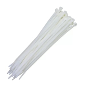 Abraçadeira Nylon 4,8 x 400mm Branca com 100 Peças 2815400100 VONDER