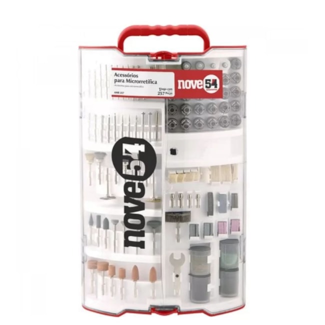 Acessórios para Micro Retífica com 257 Peças AMR 257 NOVE54-6b7d0ac3-dd6b-47fb-8366-bb62d83e56c3
