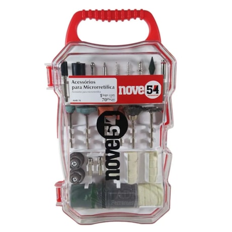 Acessórios para Micro Retífica com 70 Peças AMR 70 NOVE54-7a7a9a28-de85-4b56-aa29-1695d5696558