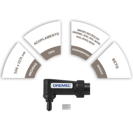 Acoplamento Ângulo Reto de Micro Retífica 26150575AD DREMEL-a1a03a6a-2492-4af1-9a2c-27bdbc692c59