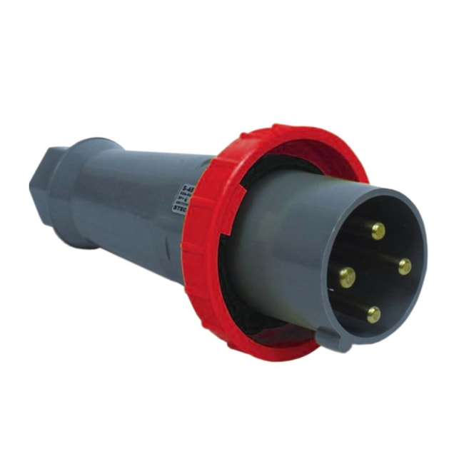 Acoplamento Industrial Macho 3P+T 380/440V 63A 6H IP67 S4576-BRASIKON STECK-6aedc7ad-3f5a-4292-b3a8-ab9bf0623081