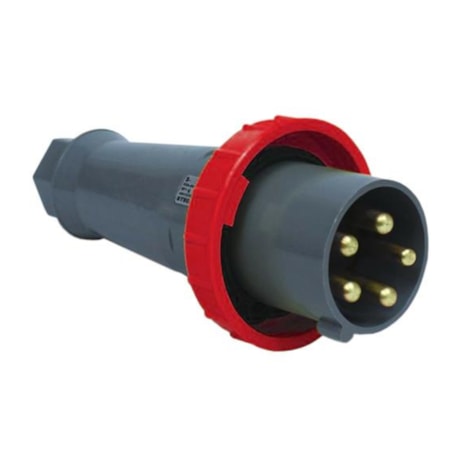 Acoplamento Industrial Macho 3P+T+N 380/440V 63A 6H IP67 S5576-BRASIKON STECK-a3516db2-89e5-4c2d-88bf-ea7253f438af