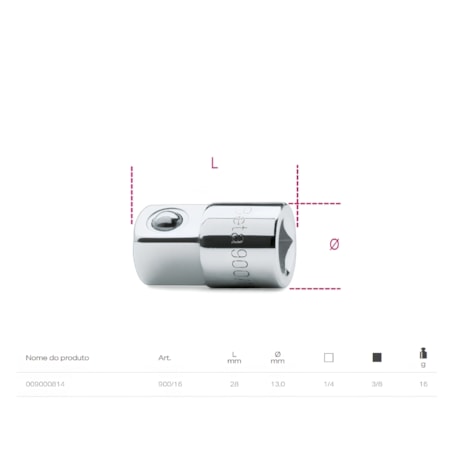 Adaptador 1/4