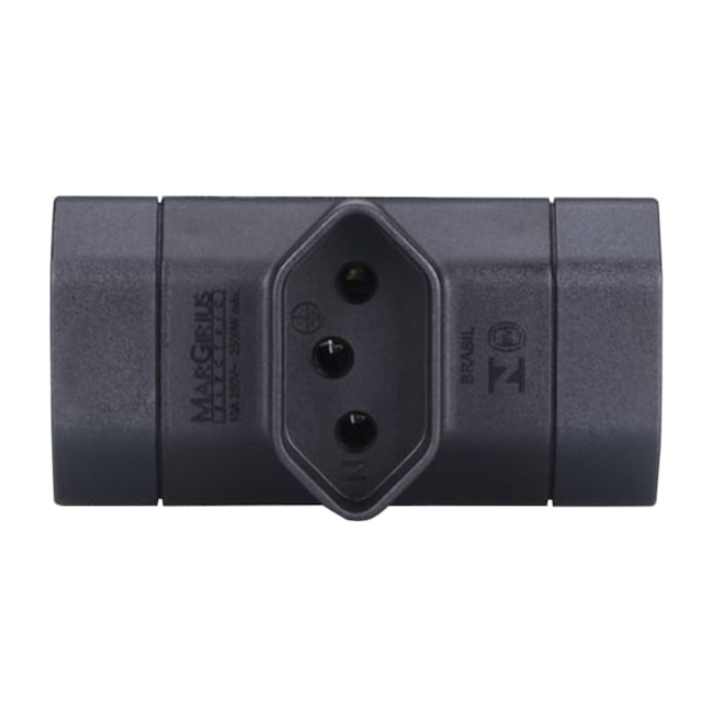 Adaptador Benjamim Plugue T 2P+T 10A Branco ADP2-34 MARGIRIUS-1df4a9b0-08f5-44cc-970c-7705304b773a