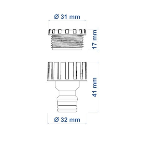 Adaptador de Engate Rápido Fêmea 1/2''-3/4'' 78502000 TRAMONTINA -e5cedef2-023b-423f-803f-a0cb49c5f8ab