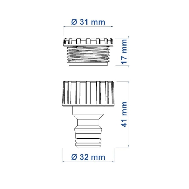 Adaptador de Engate Rápido Fêmea 1/2''-3/4'' 78502000 TRAMONTINA -be8dfac9-f5a3-4037-82a8-ae951ca1b0f1