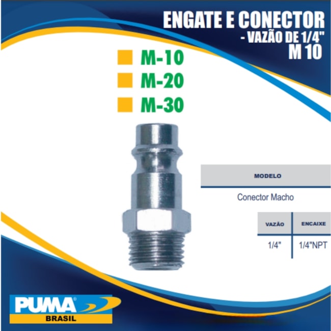 Adaptador Engate Rápido 1/4