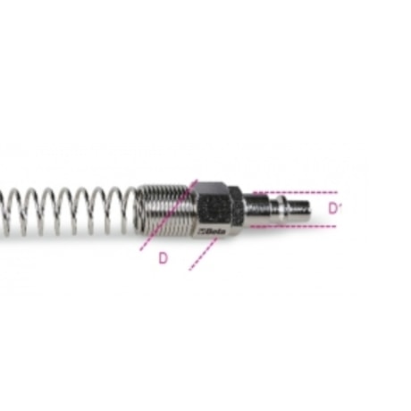 Adaptador Engate Rápido 8x10mm Perfil Italiano com Molas Helicoidais 1916S BETA-8739dd7f-19ba-4bd5-840f-68abb8d84645
