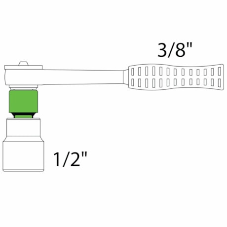 Adaptador para Soquetes 1/4