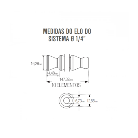 Adaptador Rosca Interna 1/4