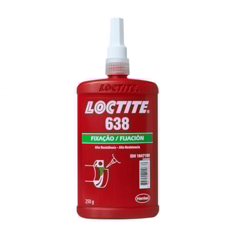 Adesivo Anaeróbico de Fixação de Rolamentos Alto Torque 250g 638 LOCTITE-6084fd9e-0bbf-4033-8af3-d8f7807aa270