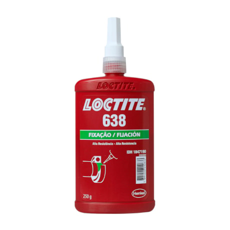 Adesivo Anaeróbico de Fixação de Rolamentos Alto Torque 250g 638 LOCTITE-00362d29-7c6d-464b-aa40-a4f9db87fee2