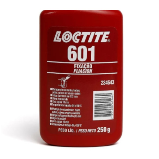 Adesivo Anaróbico de Fixação para Rolamentos ou Buchas 250g 601 LOCTITE-19ad4a44-3faa-4262-be16-29070da10ec3