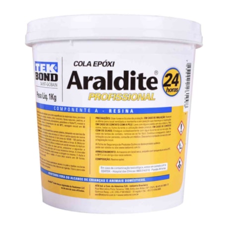 Adesivo Araldite + Endurecedor Araldite Profissional 24H 1.8kg 10808501400 TEKBOND-23fa30d4-e6a4-43b4-98d6-f39c9f326523