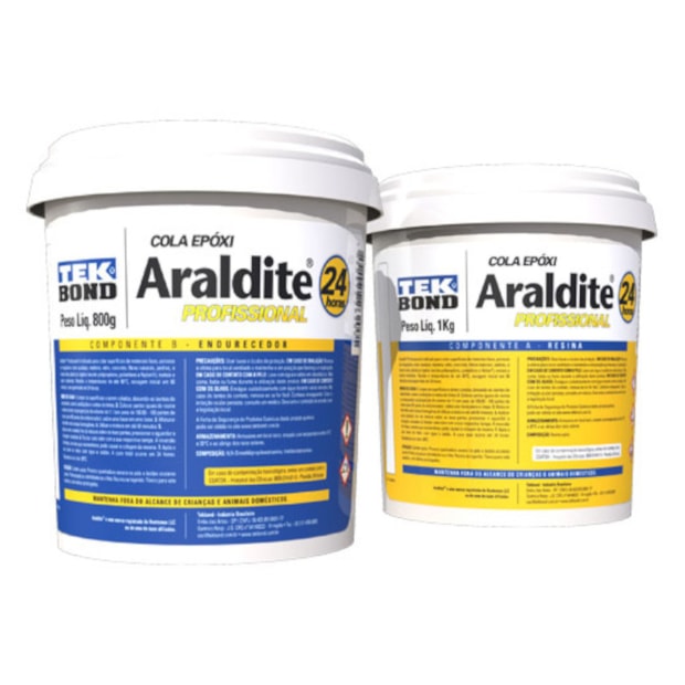 Adesivo Araldite + Endurecedor Araldite Profissional 24H 1.8kg 10808501400 TEKBOND-83bffe87-7ba0-4daf-9d6f-17e05cf5aa16