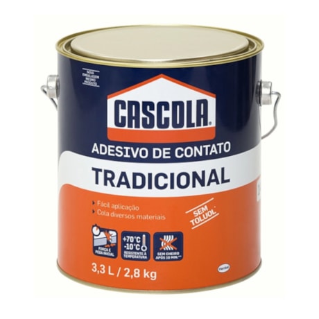Adesivo de Contato Cascola sem Toluol 2,8 Kg CASCOLA TRADICIONAL LOCTITE-9b83474f-d51d-40c3-9217-5541d3ca9750
