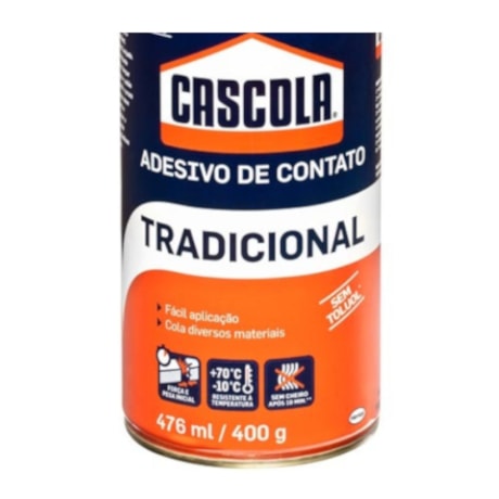 Adesivo de Contato Cascola sem Toluol 400g CASCOLA TRADICIONAL LOCTITE-922425bc-d399-4dd5-b718-dccbe4e0b0b7