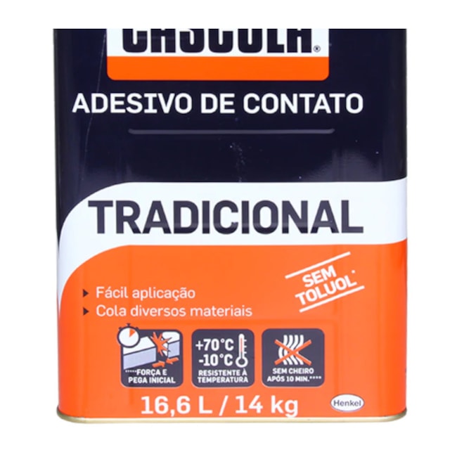 Adesivo de Contato sem Toluol 14Kg Tradicional CASCOLA-4d3c5c2c-c9f2-4b1c-adab-dcd9bebe577f