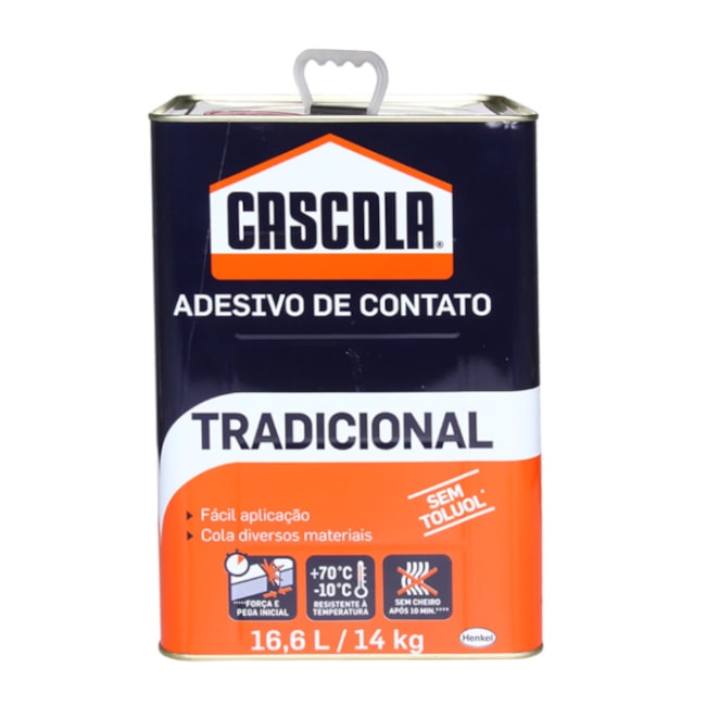 Adesivo de Contato sem Toluol 14Kg Tradicional CASCOLA-8bf8d5ff-49ca-4ecd-8b79-3b133d90ce0b
