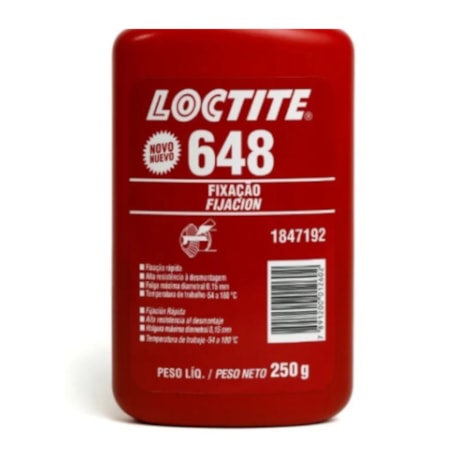Adesivo de Fixação para Rolamentos e Buchas 250g 648 LOCTITE-1fc196fa-a2c0-4f4d-b5ee-085678dbd00a