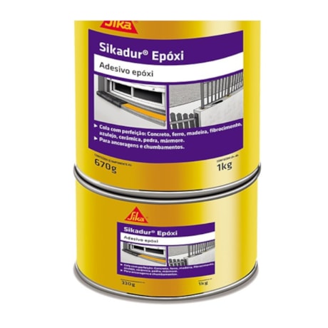 Adesivo Epóxi A+B Lata 1 Kg SIKADUR SIKA-b79a8738-57b8-41cf-bfab-3373eb8266ff