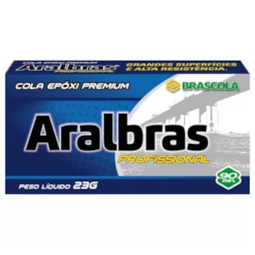 Adesivo Epóxi Aralbras Profissional 23g 3010046 BRASCOLA 