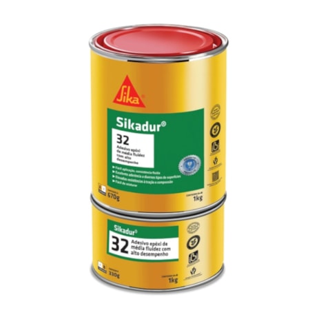 Adesivo Epóxi Cinza A+B Lata 1 Kg SIKADUR 32 SIKA-b92751fd-f010-4ed8-9dbd-20c7880b0451