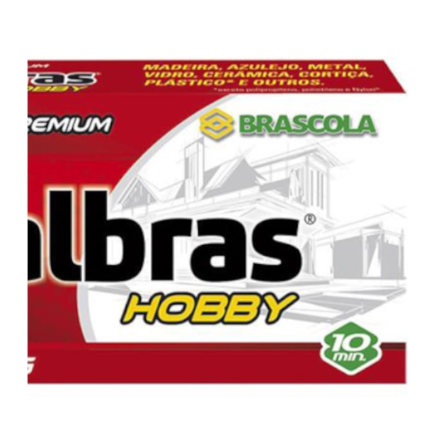 Adesivo Epóxi Premium Aralbras Hobby 3010048 BRASCOLA-893ca27f-f317-4bf2-b759-6020dc418b8a