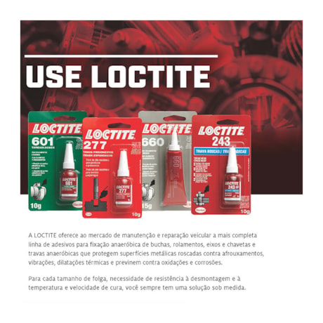 Adesivo Fixação Cilíndrica Anaeróbica de Alta Resistência Verde 10g 601 LOCTITE-b6f54a5d-03fe-4cf7-91ec-a056ef575c2d