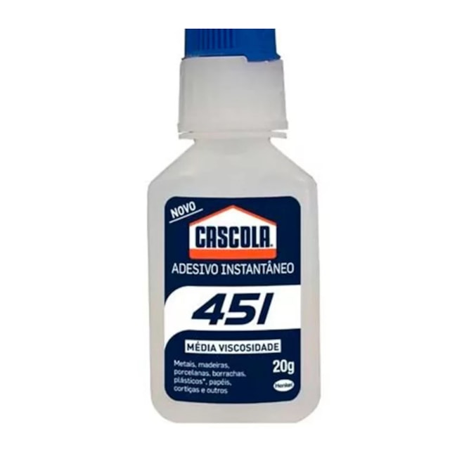 Adesivo Instantâneo 20g Cascola 451 LOCTITE
-90e65d0b-b05d-43de-ac6d-767a7774f540