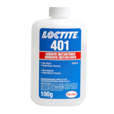 Adesivo Instantâneo Cianoacrilato 100g 401 LOCTITE-5a0c40d5-18f2-470c-ad5a-730f9d48a3f9