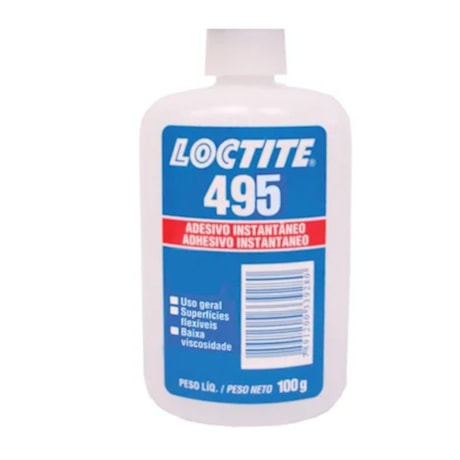 Adesivo Instantâneo Cianoacrilato 100g 495 LOCTITE-41930ad2-c7eb-40ef-b077-e8c5be37892a