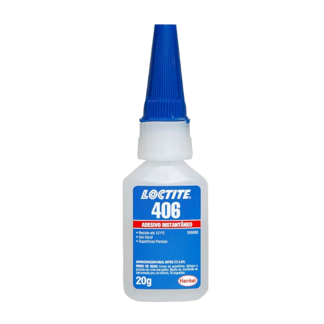 Adesivo Instantâneo Cianoacrilato 20g 406 LOCTITE-713c2b2e-e64c-4f0a-ae93-bfef2c47e940
