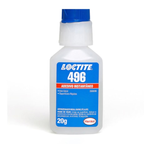 Adesivo Instantâneo Cianoacrilato 20g 496 LOCTITE-1d9be93c-f724-4dcb-b531-eded15dcea8f