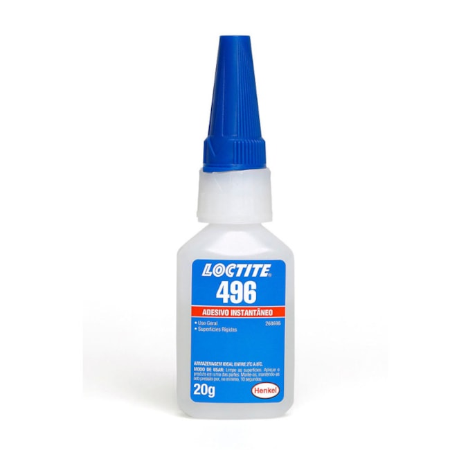Adesivo Instantâneo Cianoacrilato 20g 496 LOCTITE-316b902f-9557-4c33-9b27-d42504742d15