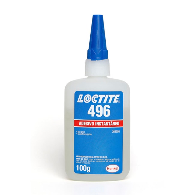 Adesivo Instantâneo Metil Cianoacrilato 100g 496 LOCTITE-c14de8d0-c275-4f5b-b601-839aee318af1
