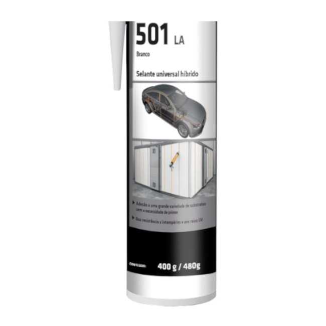 Adesivo Selante PU Cartucho 400g Sikaflex Branco 501 LA SIKA-04eb586d-d6c9-4d84-a265-1ef88ff5ddaf