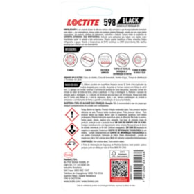 Adesivo Silicone Neutro Black 85 GR 598 LOCTITE