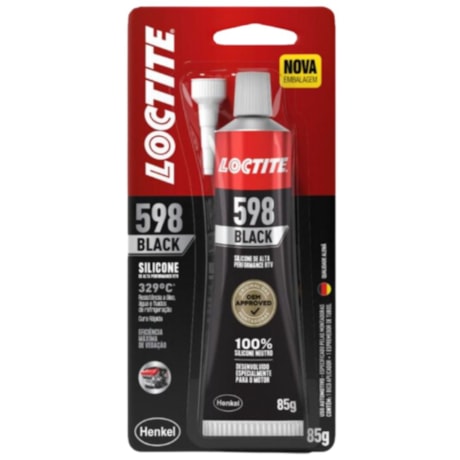 Adesivo Silicone Neutro Black 85 GR 598 LOCTITE