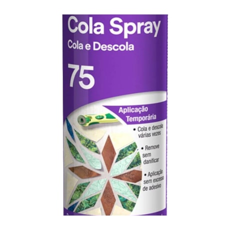 Adesivo Spray Cola e Descola Reposicionável 300G SPRAY 75 3M